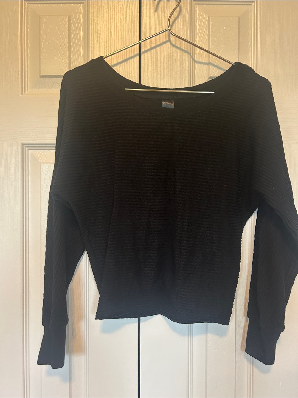 WORN ONCE Noli Serene Rib Top and Pant 2 Piece Set - Black, size S - Picture 8 of 14
